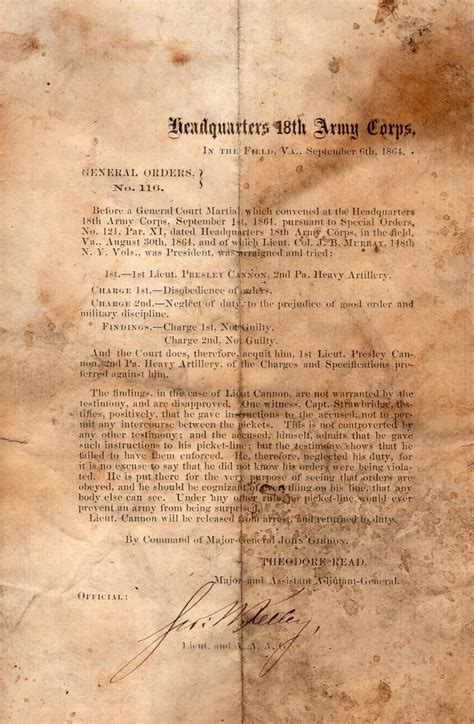 “Civil War Documents” First Fridays Mini-Exhibit - LYH – Lynchburg Tourism