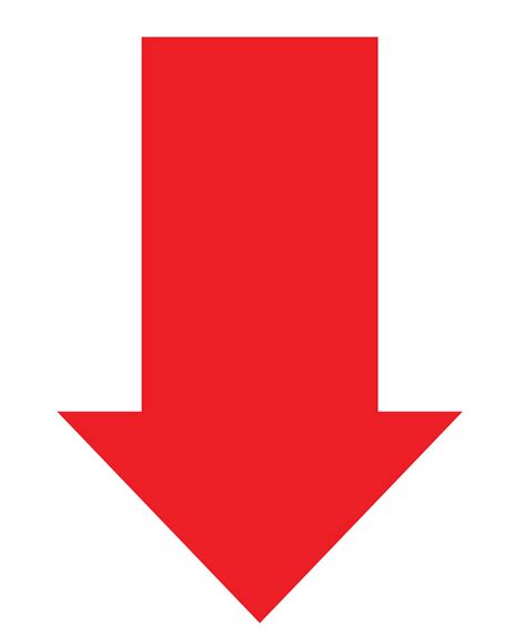 Красная стрелка PNG