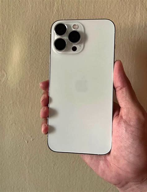 Iphone 13 pro max 256gb - silver on Carousell