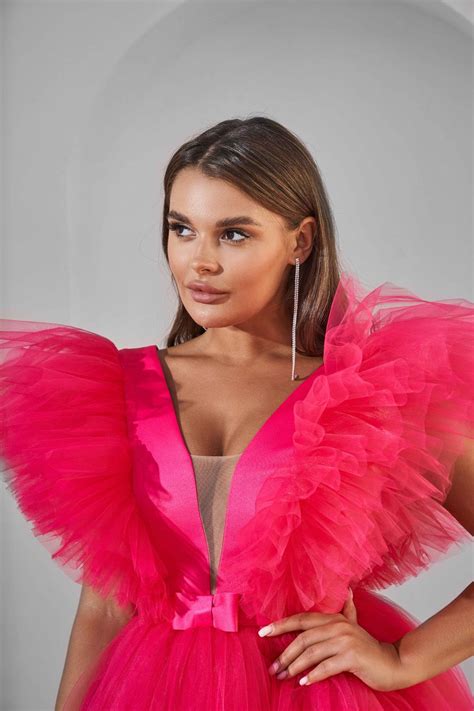 Вечернее платье Анджел фуксия от Natalia Gradova - JullyBride