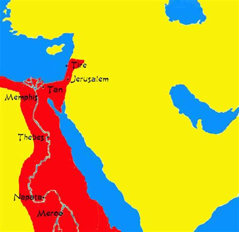 Picture Information: Kingdom of Kush Map