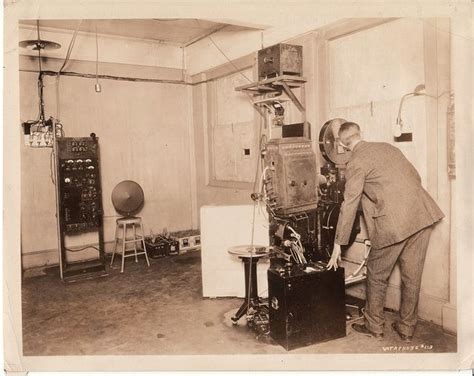 Photo 8x10: Projection booth with early Western Electric Vitaphone sound on disc system, Simplex ...