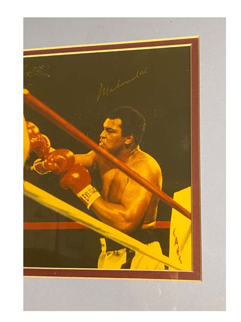 signed muhammad ali photo ageless literature