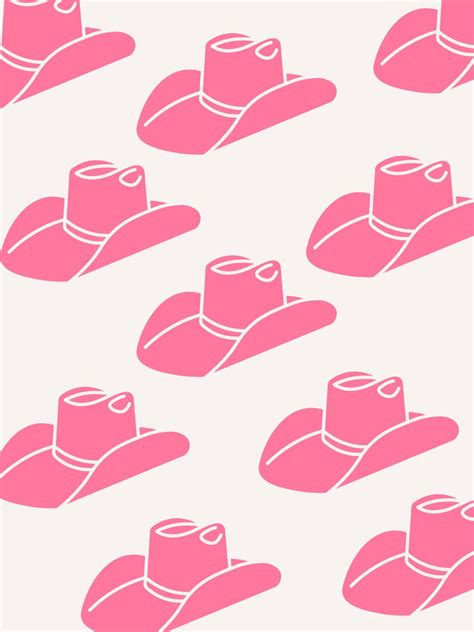 Cowgirl Hats JPG Print Instant Download - Etsy | Hot pink wallpaper ...