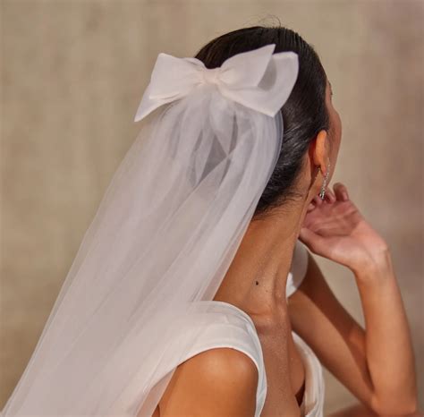 Elegant Bow Wedding Veil – Bridal Port