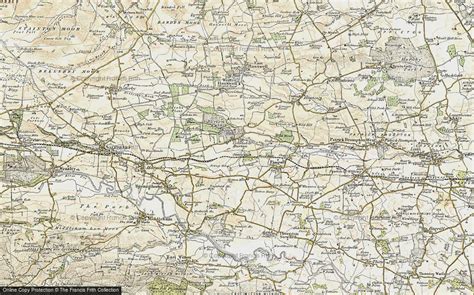 maps  constable burton yorkshire francis frith