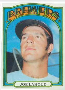 321 - Joe Lahoud - Milwaukee Brewers | Baseball trading cards, Baseball ...