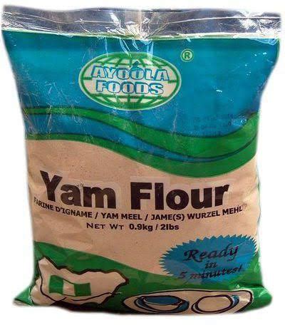 Ayoola yam flour 0.9kg - Solarben Foods