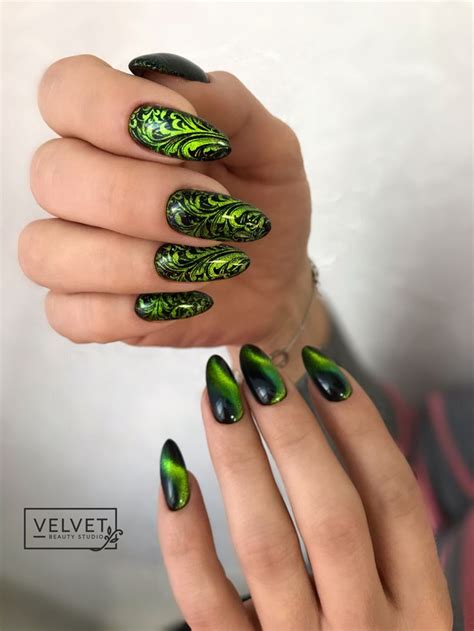 Красивый маникюр, длинные ногти, яркие ногти, дизайн ногтей | Uñas ...