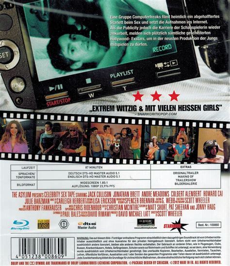 BLU-RAY NEU/OVP - Celebrity Sex Tape (2012) - Jack Cullison & Emily