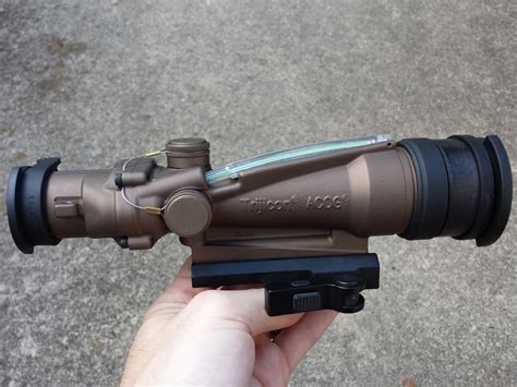 NC/SC - Trijicon ACOG TA11 3.5x35 Green Horseshoe GDI Mount Tenebraex ...