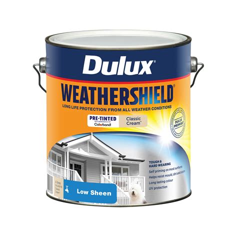Dulux Weathershield Low Sheen Classic Cream 4L - Inspirations Paint