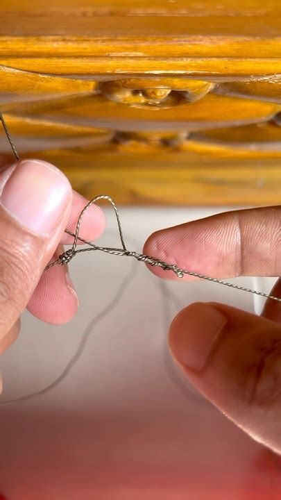 Отличный способ соединить рыболовную нить с леской #fishing #shorts ...