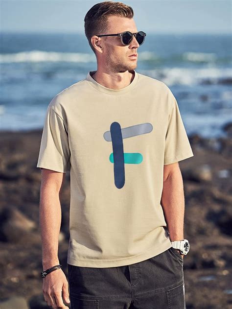Men Letter Graphic Tee | Creative t shirt design, Mens tee shirts, Men