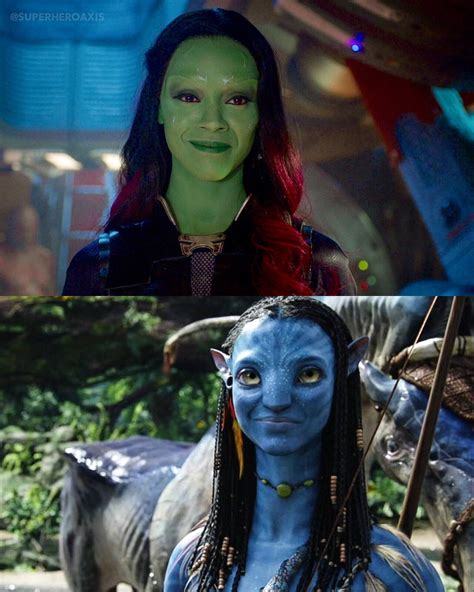 Zoe Saldana Avatar Neytiri