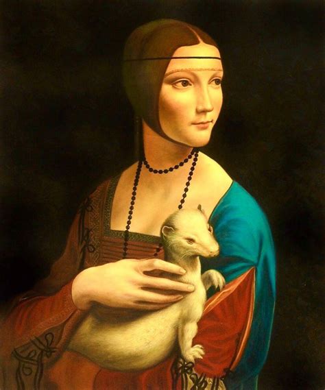 The Lady With The Ermine Painting at PaintingValley.com | Explore ...