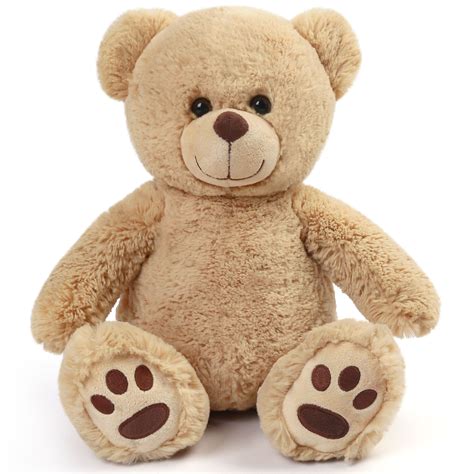 LotFancy 12 in Brown Teddy Bear Stuffed Animal Plush Toy - Walmart.com
