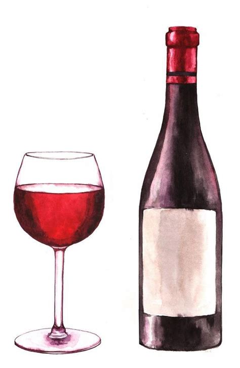 Как нарисовать бокал вина (Большое количество фото!) - drawpics.ru