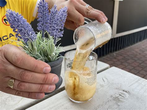 The great British habit of pouring the half pint into the full pint