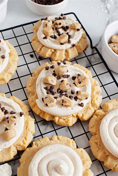 Crumbl Cookie Dough Cookies - Shugary Sweets