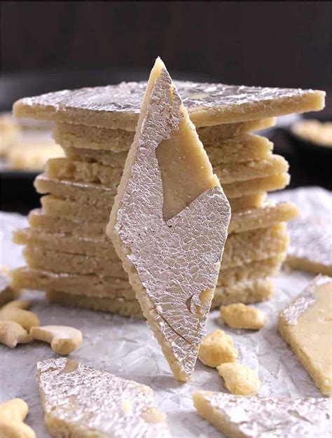 Kaju Katli Recipe | Perfect Kaju Barfi - Cook with Kushi