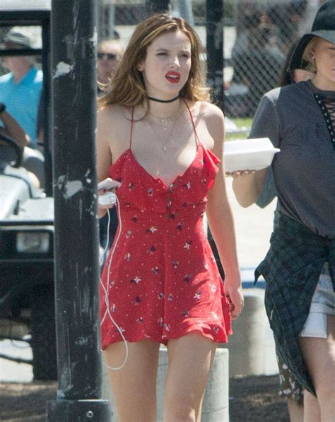 BELLA THORNE on the Set of ‘You Get Me’ in Los Angeles 04/22/2016