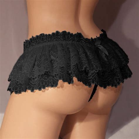 short skirt with thong 2