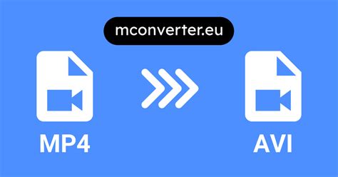 MP4 to AVI Converter • Online & Free • MConverter