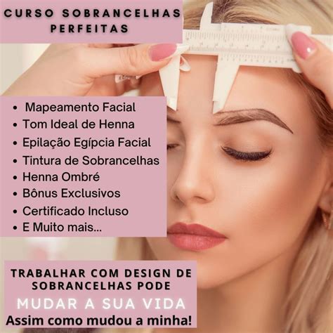 Curso De Sobrancelha Grátis - Curso de Design de Sobrancelhas | Sombra sobrancelha, Sombrancelha ...