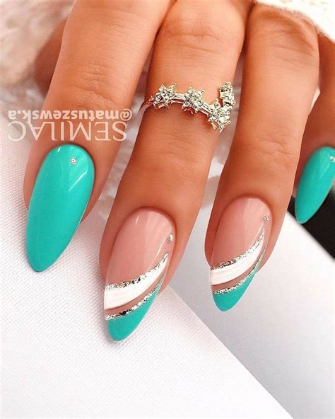 Pin by Almukas Alma on Haare und Nägel | Gel nails, Turquoise nails ...