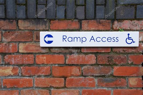 Ramp access sign Stock Photo by ©luissantos84 3906051