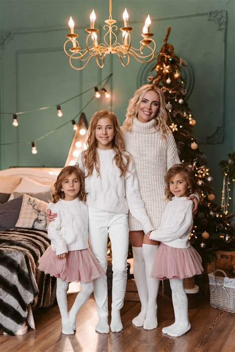 Семейная фотосессия в студии на новый год | Christmas photoshoot ...
