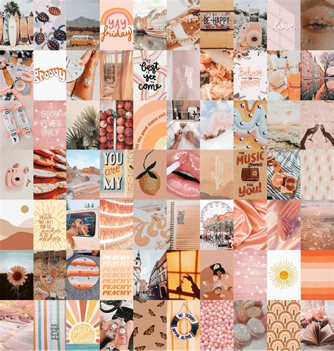 Boho Beige Trendy Aesthetic Wall Collage Kit Digital - vrogue.co