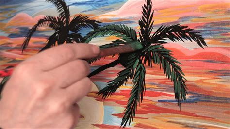 Acrylic Painting Palm Trees at PaintingValley.com | Explore collection ...
