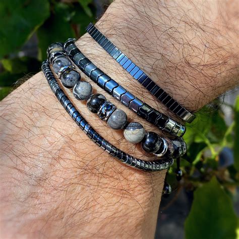 hematite bracelets for men
