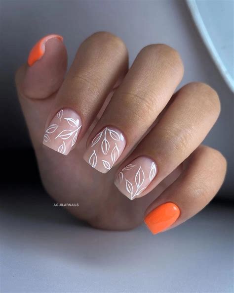 Веточки. | Short acrylic nails designs, Glue on nails, Nail manicure