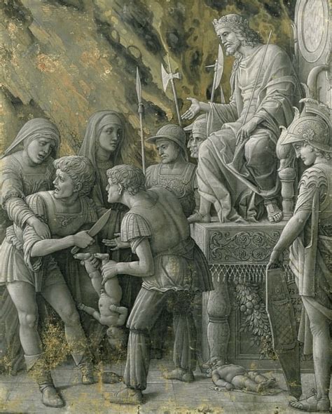 Мантенья, Андреа (1431 Изола ди Картура - 1506 Мантуя) -- Суд Соломона ...