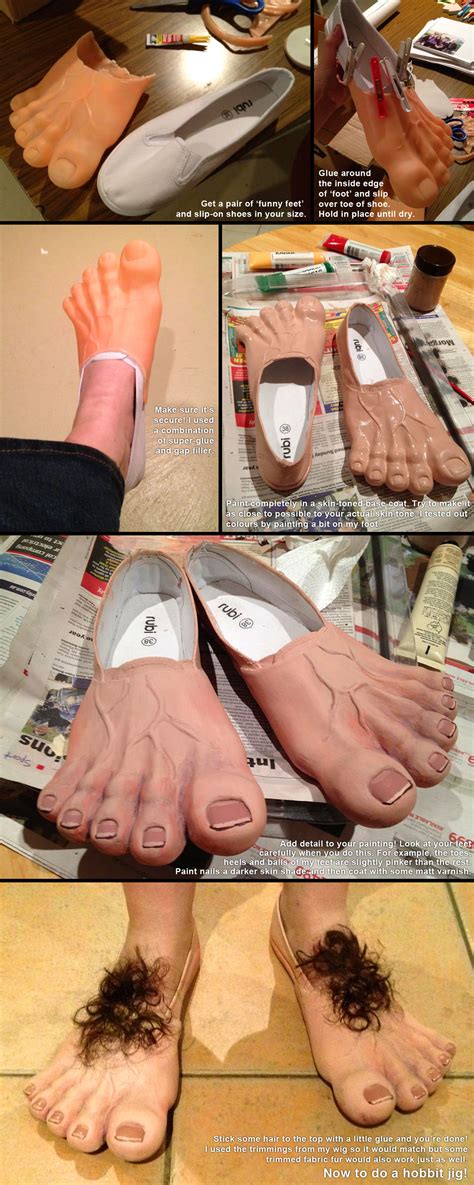 Hobbit Feet Process by deeed on DeviantArt