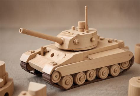 Игрушка танк из дерева: уникальный подарок для мальчика