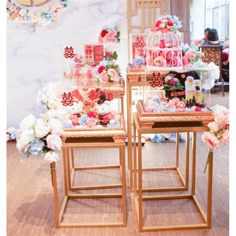 Jual meja display meja seserahan meja minimalis meja besi simple meja