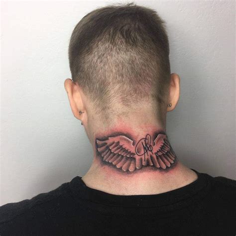Back Of The Neck Tattoos Men's