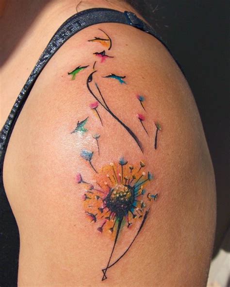 185+ Best Dandelion Tattoos Designs for Men and Women (2024 ...