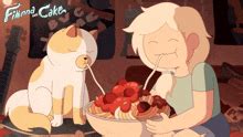 Cat Ag Ithe Spaghetti Gif Eating Spaghetti GIFs | Tenor