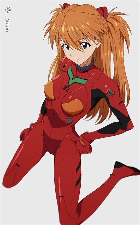 souryuu asuka langley (neon genesis evangelion) drawn by zud_(stooo
