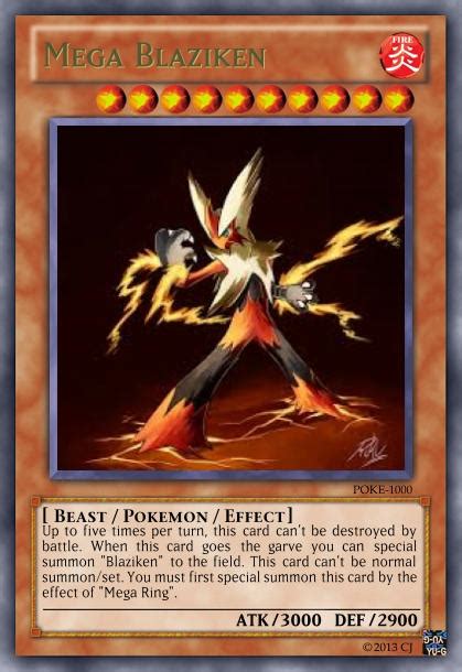 Mega Blaziken card by AsheAndCJThePikachus on DeviantArt