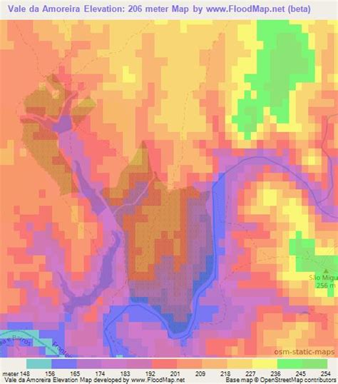 Elevation of Vale da Amoreira,Portugal Elevation Map, Topography, Contour