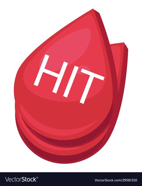 hit button  arrow point game pointer icon vector image