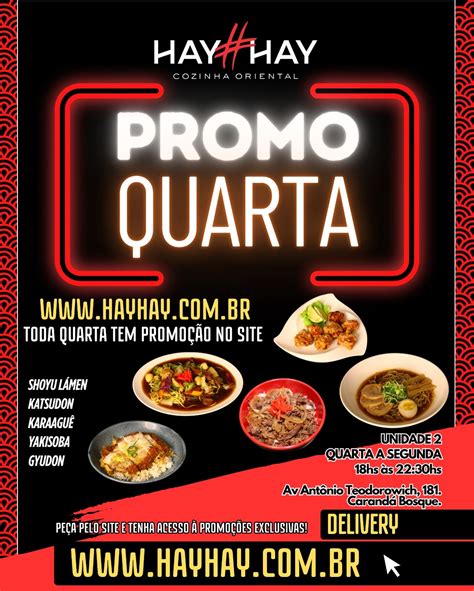 HayHay - Sushi, Yakiniku, Pratos Quentes & Delivery | 📍Rua Vitorio