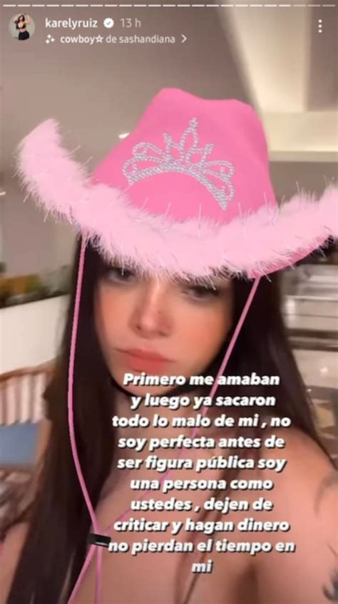 Karely Ruiz responde críticas por su físico y afirma: "hagan dinero, no