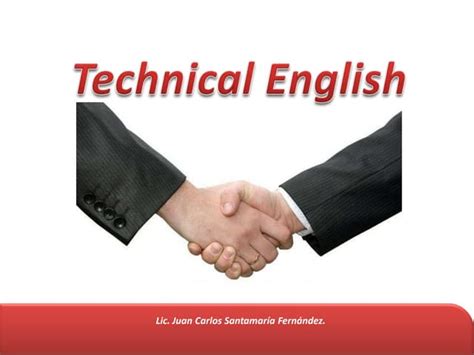 technical english pptx